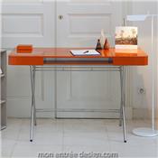 Bureau Cosimo orange laqué