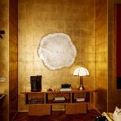 Miroir Design Tronc Arbre Arbo Gold L