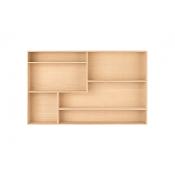 Etagère Murale Bois Frêne Massif - Treasure 6 box