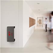 Cache Extincteur Design Fire Small Gris
