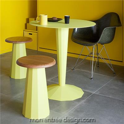 Table Bistrot Ankara ronde hauteur 74cm