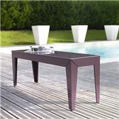 Banc d'Entrée Design Zef 130 - Acier ou Aluminium