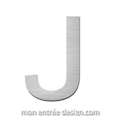 Lettre inox J