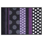 Tapis d'Entrée Intérieur Fin Glamour Dots Lila