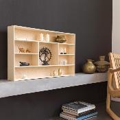 Etagère Murale Bois Frêne Massif Treasure 7 box