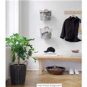 Panier de Rangement Inox Bin 18 - Mural en Option