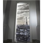 Trompe l'Oeil Porte Toits de Paris