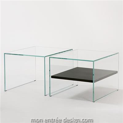 Table Basse en Verre Brothers - Lot de 2