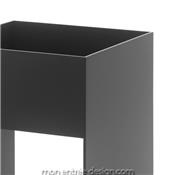 Porte Parapluie Design Match - Métal poudré Ardoise Noir