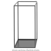 Porte Parapluie Guridon Design - Rack Cubique - Noir 