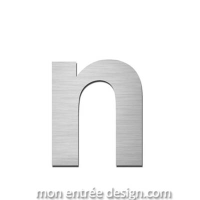 Lettre inox n