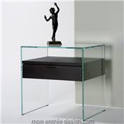 Table Basse en Verre  Comodino Weng