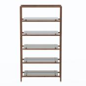 Etagère Design Noyer Massif Float - 2 Tailles