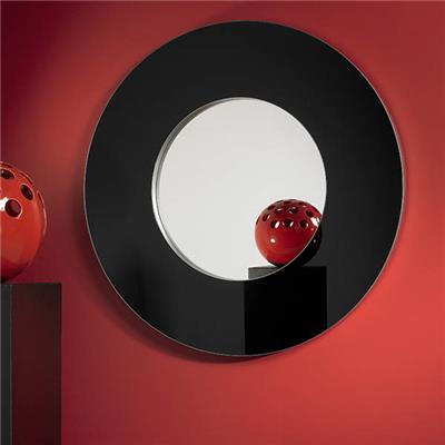 Miroir Design Rond Rondo L Black