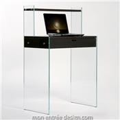 Bureau Console en Verre Design Bonheur du Jour