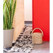 Cale-porte en jacinthe tressée avec poignée – 3 kg