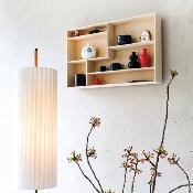 Etagère Murale Bois Frêne Massif - Treasure 6 box
