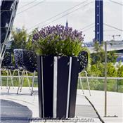 Pot de Fleur Octogonal Aluminium Intérieur Extérieur Octa 70