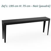 Console Entrée Design Zef 195 - Acier ou Alu - 3 Hauteurs  