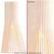 Applique Murale Bois Secto 4231 - 4 finitions