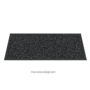 Paillasson Design Haute Qualité Cuir Anthracite 90x60