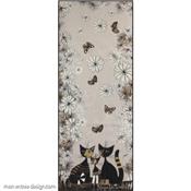 Tapis de Couloir Gatti Con Fiori - 75x190