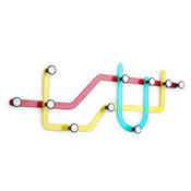 Porte Manteau Mural Design Subway Multi Hook