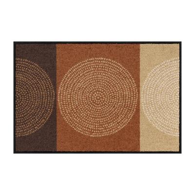 Grand Tapis d'Entrée Design Nestor Mocca 50 x 75