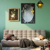 Miroir Mural Rectangulaire Design Flores