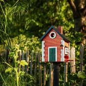 Mangeoire Oiseaux - Nichoir Oiseaux Maison de Briques